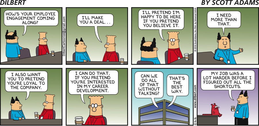 Ill make. Принцип Дилберта Скотт Адамс. How is your Project coming along. Dilbert on young colleagues.